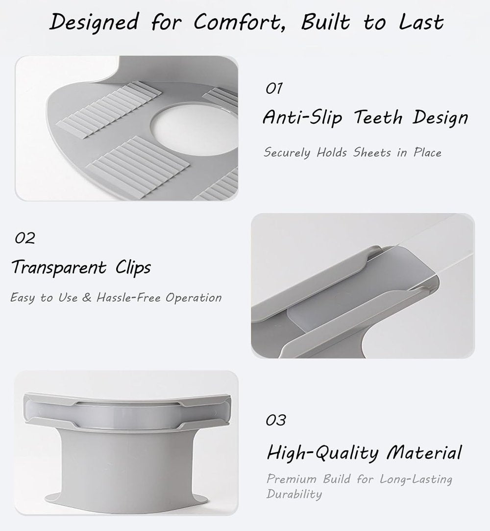 SilverGrip™ – Mattress Sheet Clip Set – secure hold for all mattress sizes
