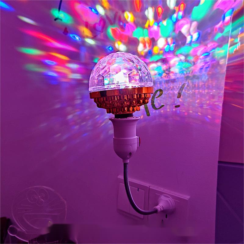 RGB Strobe LED Rotating Light Bulb – Create a party atmosphere with colorful lights!