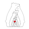 Bear Family Wooden Puzzle™ | The Ultimate Gift of Family Love