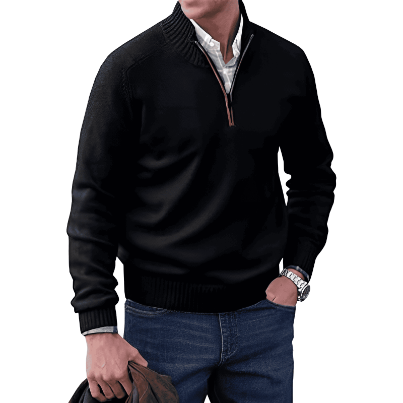 Noah – Cashmere Zip-Up Sweater