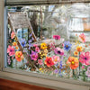 1+1 Free | Colorful Flower Stickers for Your Windows