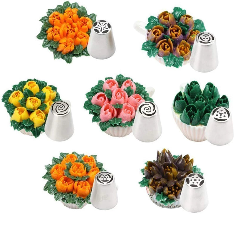 BakeSuppliez™ | Set of Flower Fondant Decoration Tools