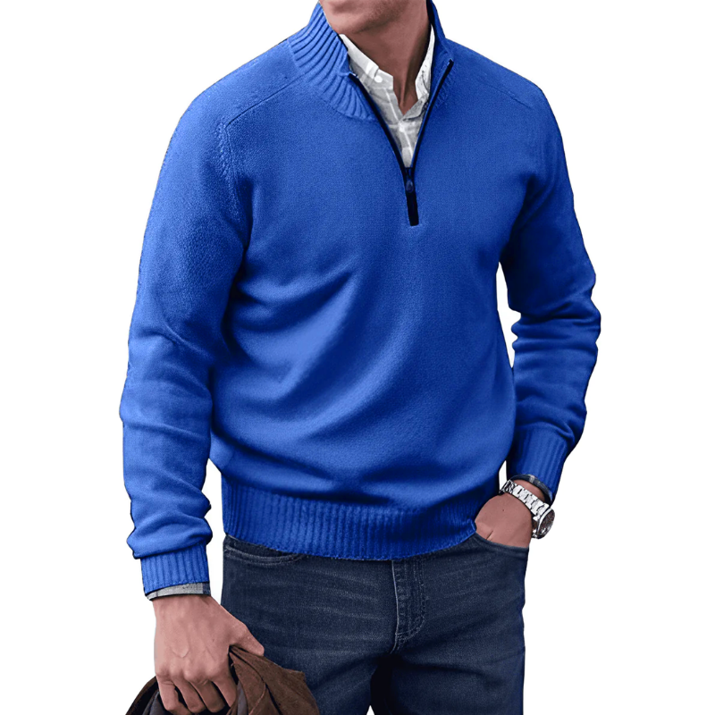 Noah – Cashmere Zip-Up Sweater