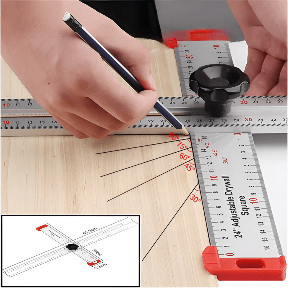 MarkLine Pro – Sliding Marking Ruler for Precise Millimeter Measurements