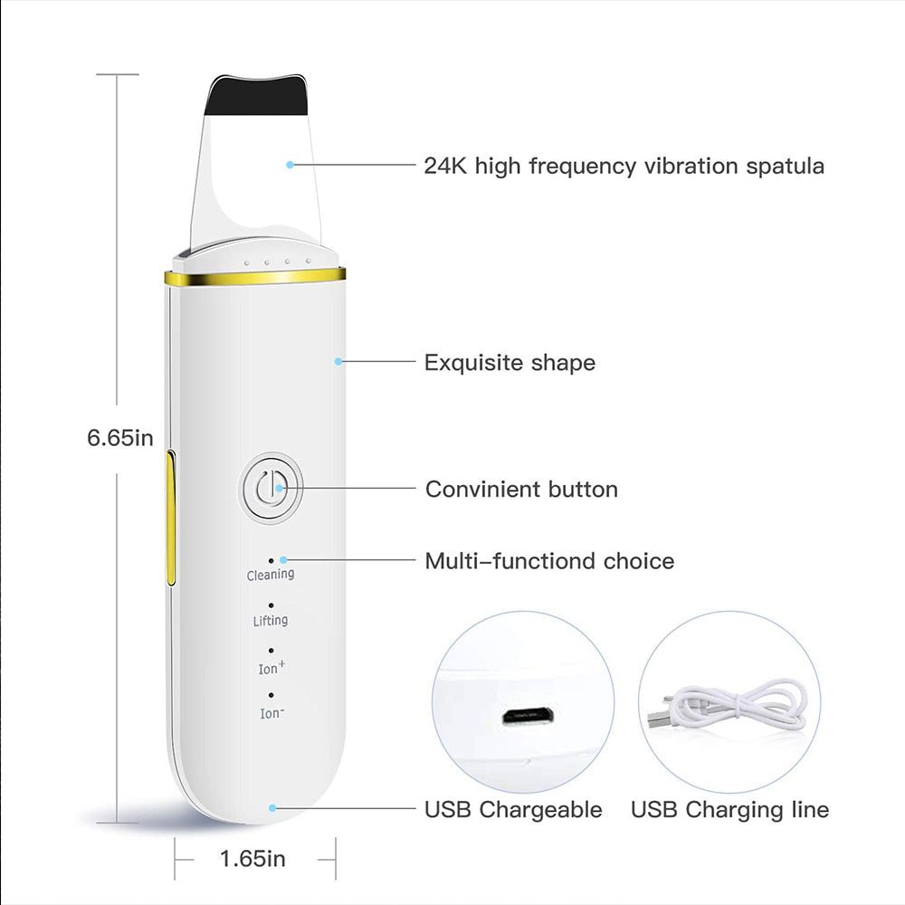 SkinPulse™ - Professional Ultrasound Skin Cleaning