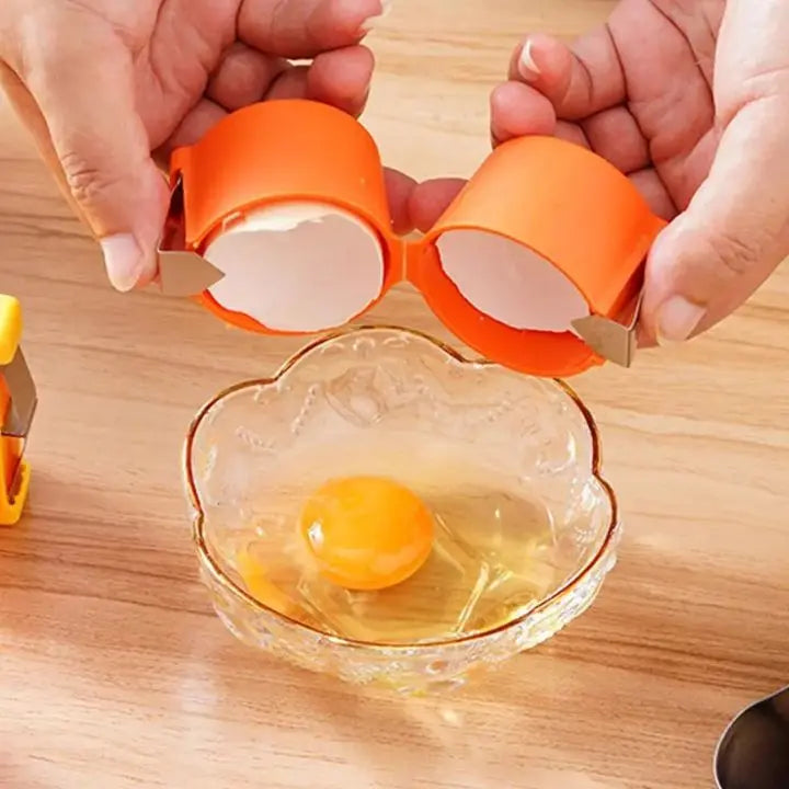 Egg opener & egg yolk separator (Buy 1 Get 1 Free)