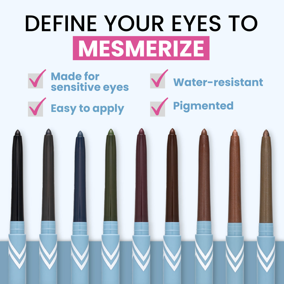 PrimeEyes Glide™ | Long-lasting Eyeliner with Gentle Texture