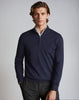Essential Half-Zip Pullover - Navy Blue