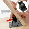 90-Degree Self-Locking Foldable Furniture Fittings made of Steel (x2)