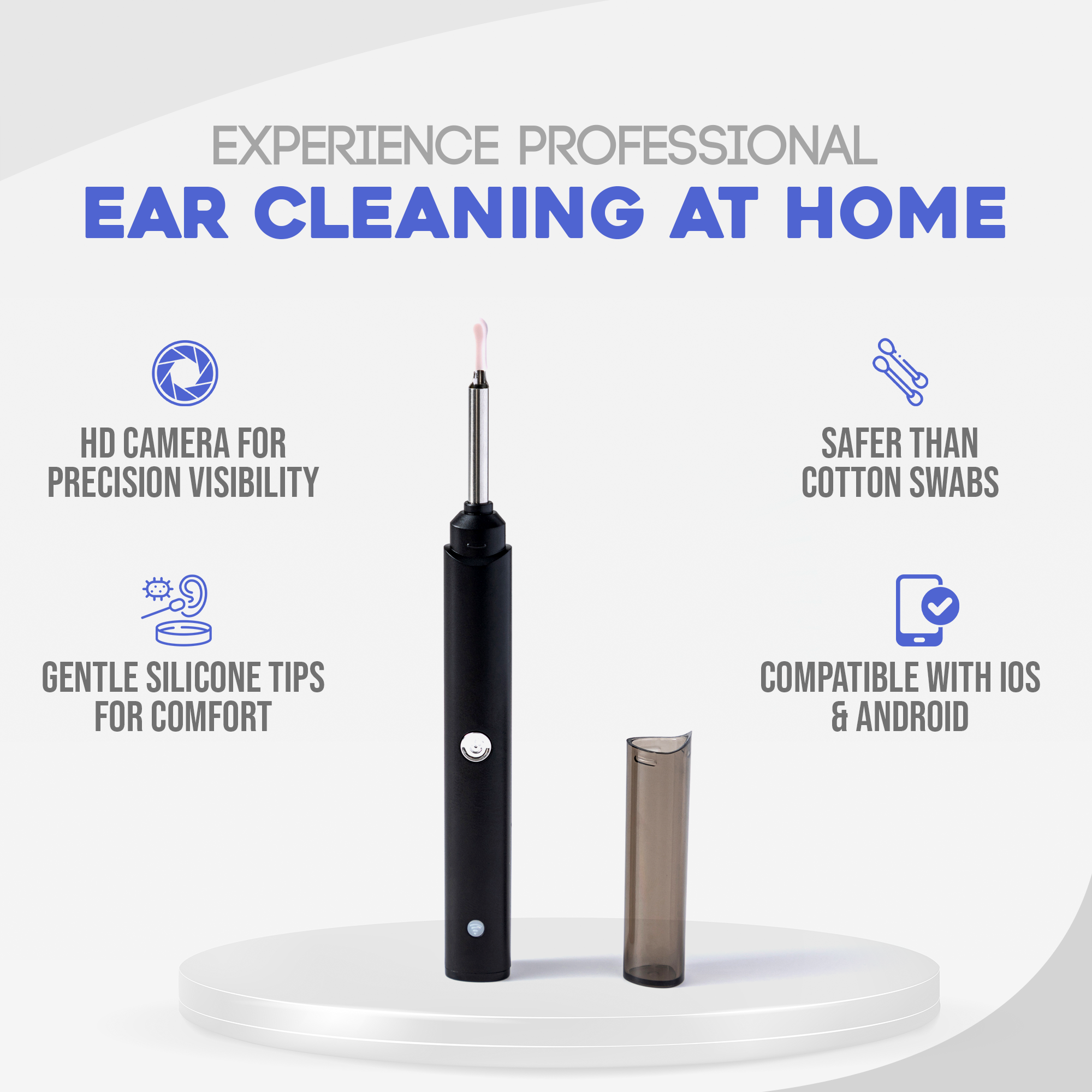 VisioEar Pro™ | Medically Certified Endoscope Ear Care with HD Camera