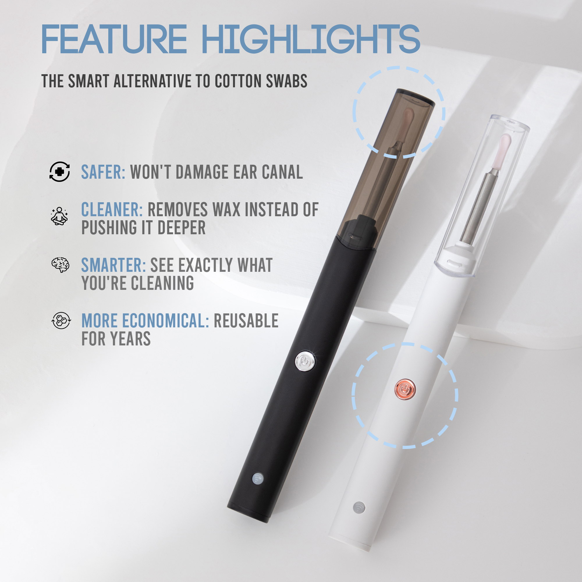 VisioEar Pro™ | Medically Certified Endoscope Ear Care with HD Camera