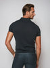 Buttonless Polo Shirt - Navy Blue