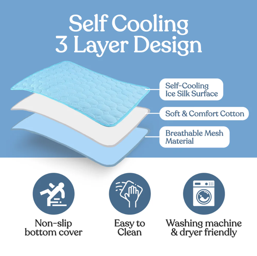 Pet Cooling Mat | Wellness Oasis for Your Four-Legged Friends