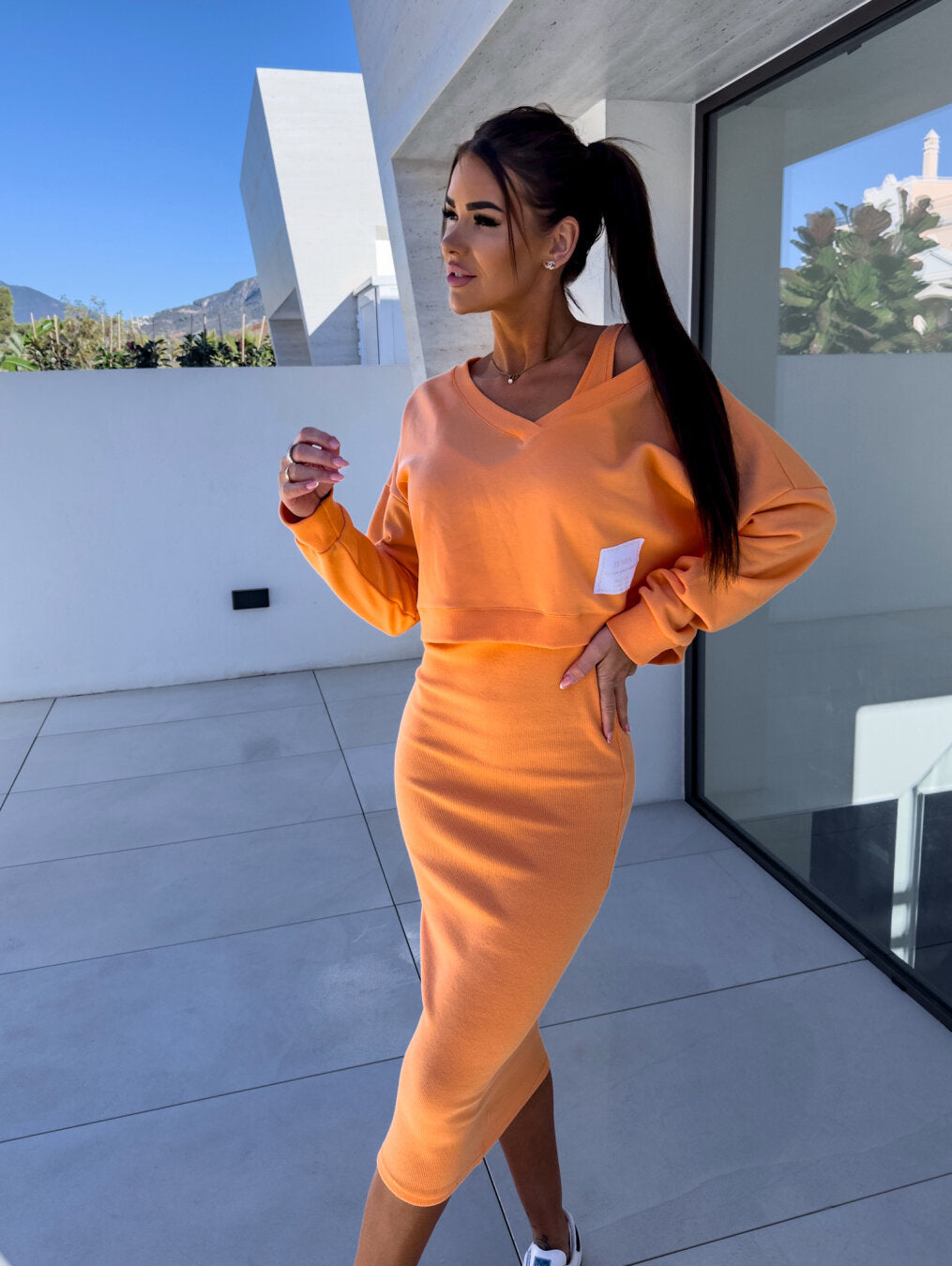 Patricia™ - Casual Sweatshirt and Dress Set