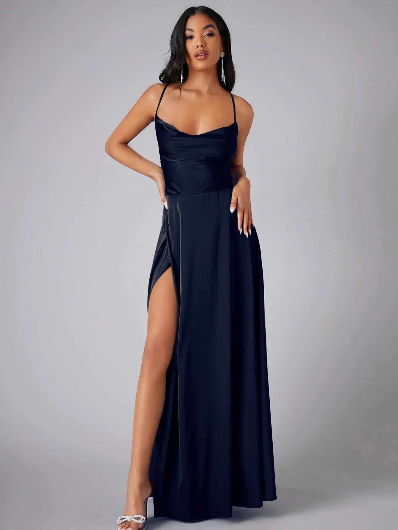 Alvaree – Elegant Satin Maxi Dress