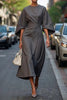 Cynthia™ | Elegant Dress with Belt