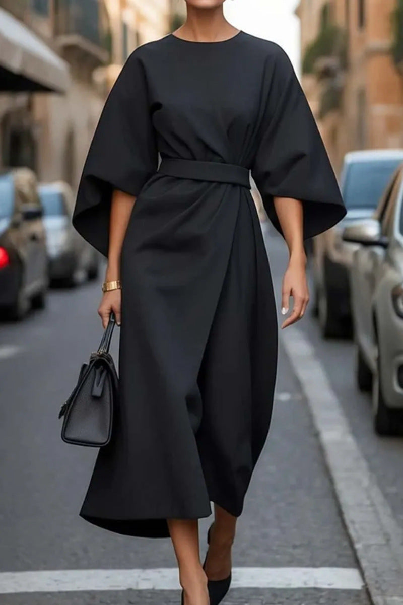 Cynthia™ | Elegant Dress with Belt