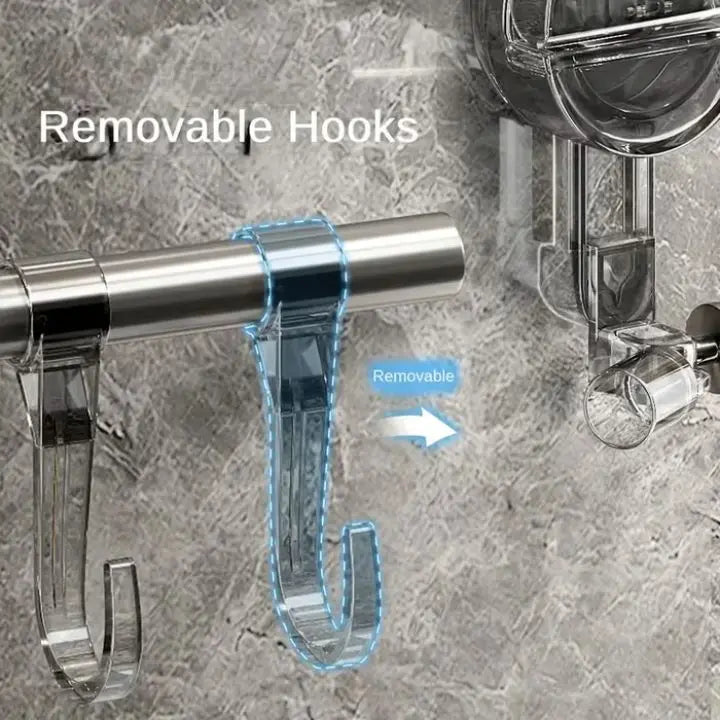 EasyTowel™ | Space-Saving Towel Rack with Suction Cups – No Drilling, Easy Mounting