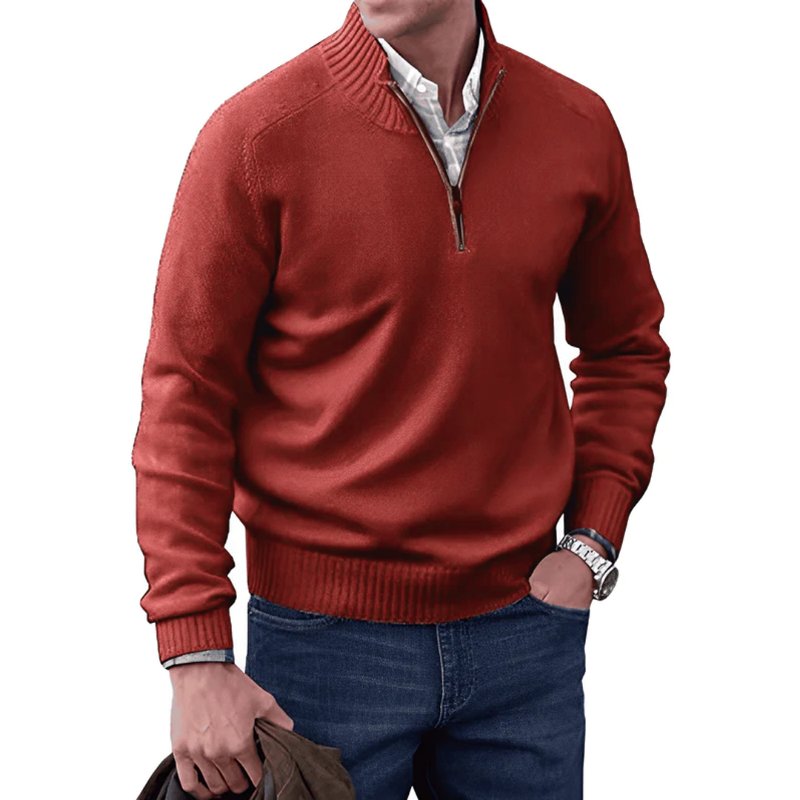 Noah – Cashmere Zip-Up Sweater