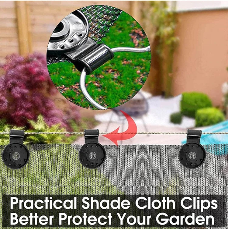 Robust Clips for Securing Nets, Fabrics, and Tarps (x20)