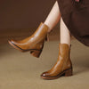 Dionne™ | Leather Ankle Boots