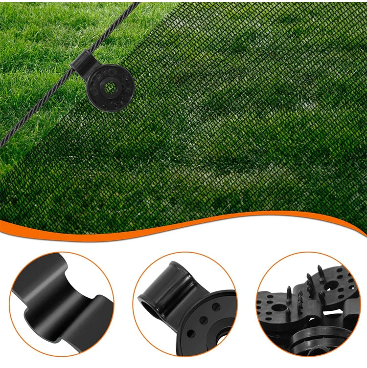 Robust Clips for Securing Nets, Fabrics, and Tarps (x20)