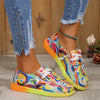 Kenna - Ethnic Rainbow Canvas Gloves
