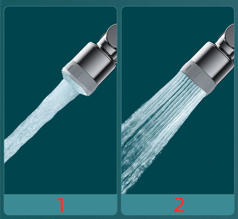 Rotatable Faucet Extension for Easy Cleaning