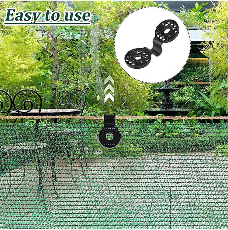 Robust Clips for Securing Nets, Fabrics, and Tarps (x20)