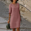 Vondra – Elegant Knee-Length Dress