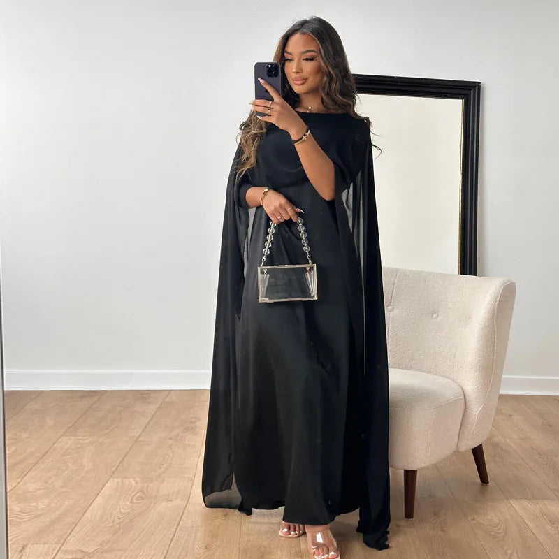 Azalea – Elegant and Luxurious Satin Maxi Dress