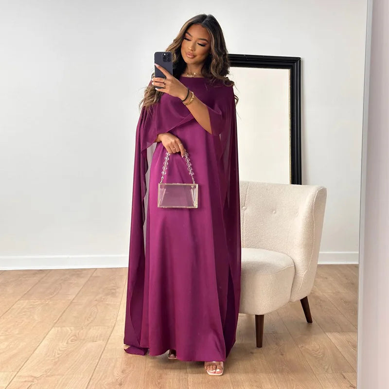 Azalea – Elegant and Luxurious Satin Maxi Dress