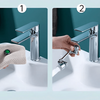 Rotatable Faucet Extension for Easy Cleaning