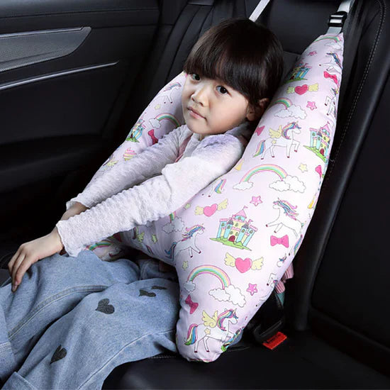 Children's Travel Pillow – Ergonomic neck pillow with secure hold for on the go