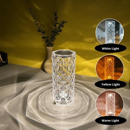 LumiKristall™ – Stylish LED Table Lamp in Crystal Design