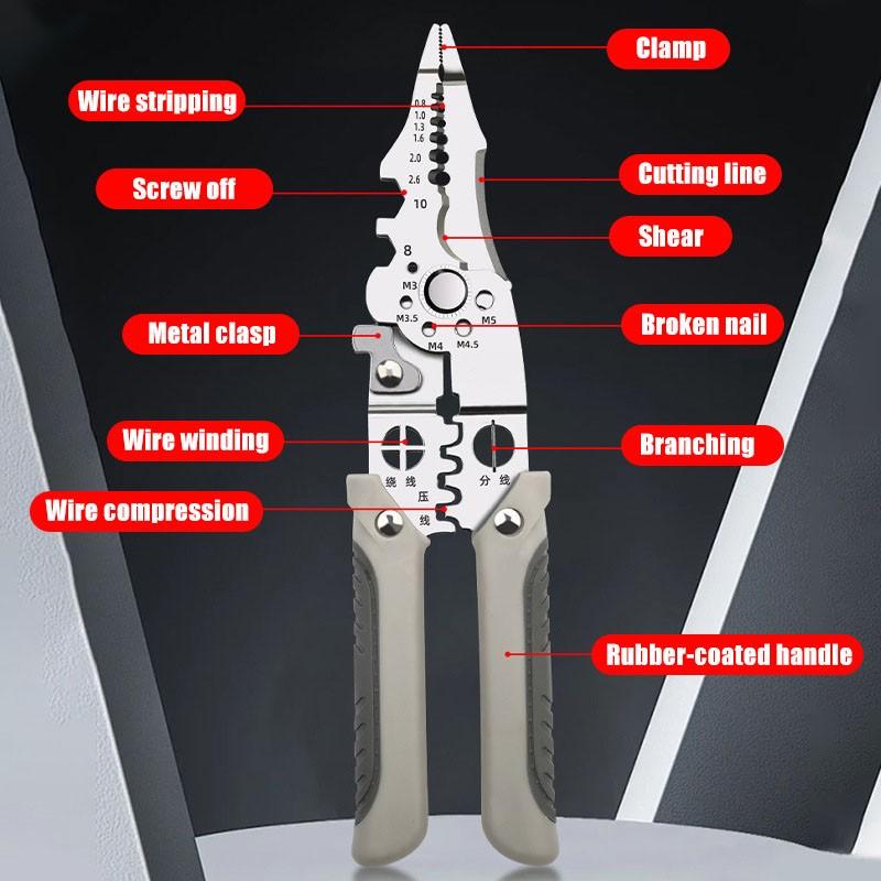1+1 FREE | WireMaster™ Multi-functional Wire Stripping Pliers