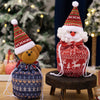 Knitted Dolls Christmas Bag — Sweet & Special Gift Idea
