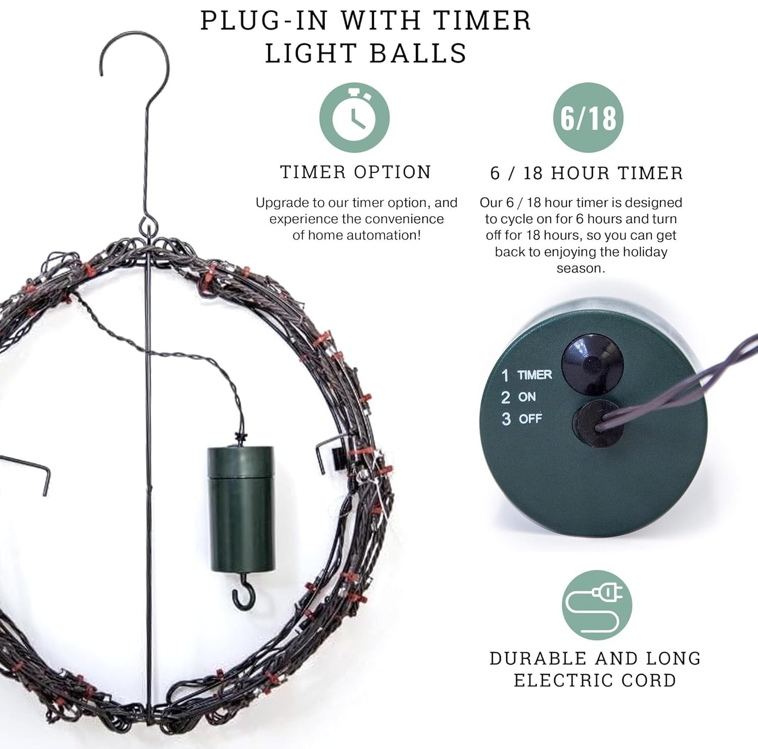 Durable Waterproof Long-lasting Lightweight Bright Light Ball