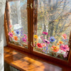 1+1 Free | Colorful Flower Stickers for Your Windows