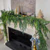 Natural Christmas Greenery Norfolk Pine Branch