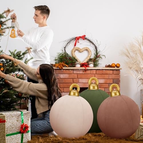 Giant Inflatable Velvet Christmas Ornament
