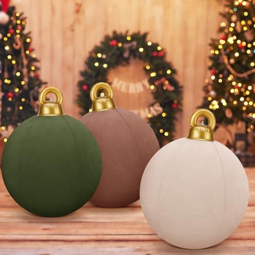 Giant Inflatable Velvet Christmas Ornament