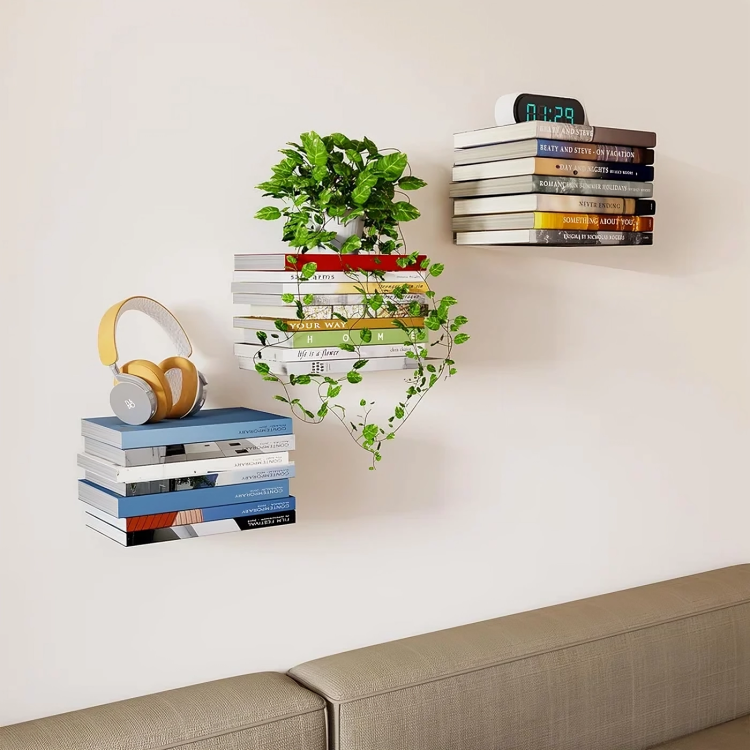 Shelfy™ | Showcase Your Books with Magic Using This Invisible Shelf