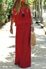 Seaside™ – Casual Off-Shoulder Maxi Dress for the Beach
