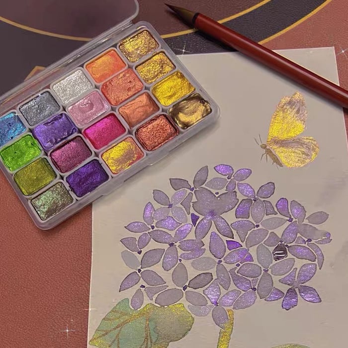 Aquarell Pearl™ Pro – Shiny Colors with Wow Effect