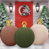 Giant Inflatable Velvet Christmas Ornament