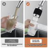 360° Rotatable Splash-proof Faucet Attachment – Easy and Clean Washing