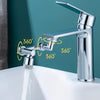 Rotatable Faucet Extension for Easy Cleaning