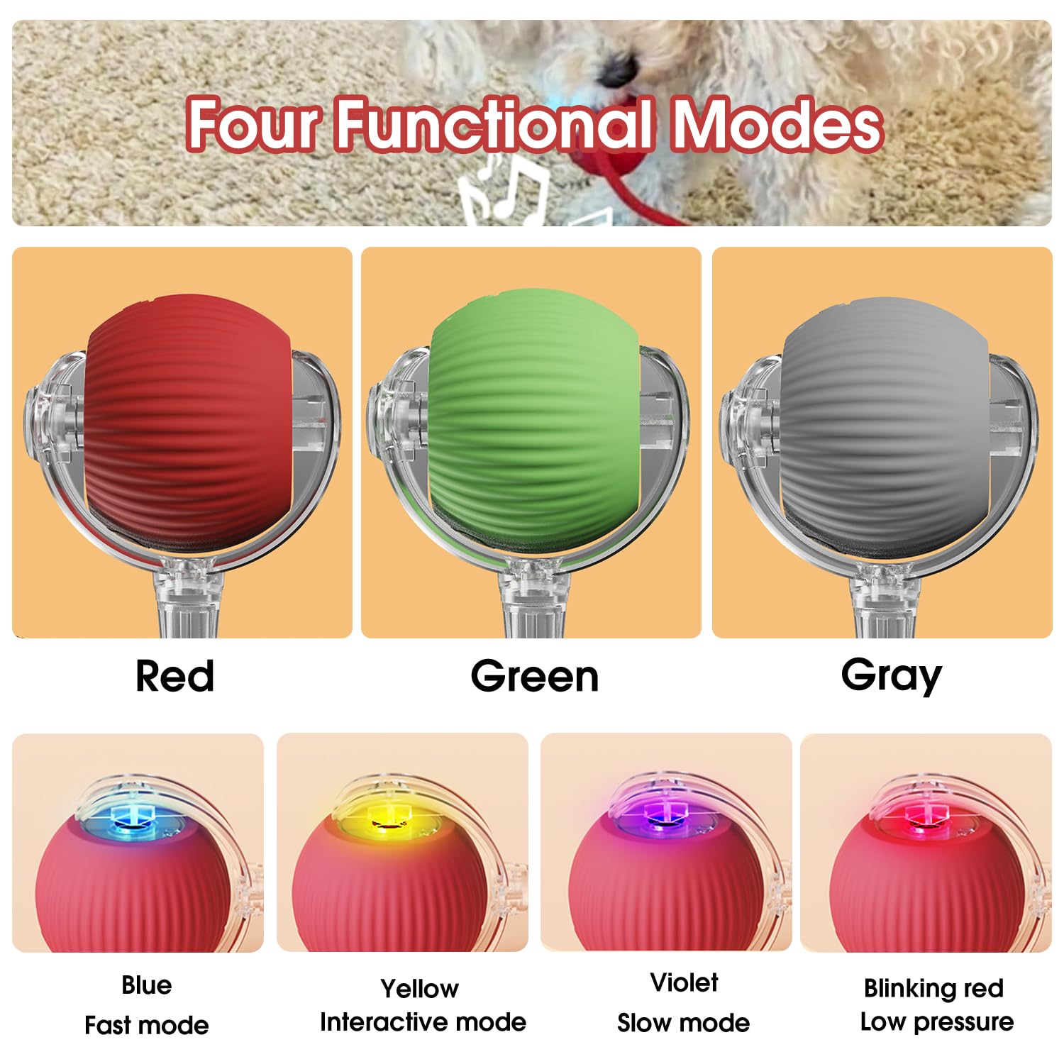 RollRaptor™ | The Interactive Play Ball for Happy Pets