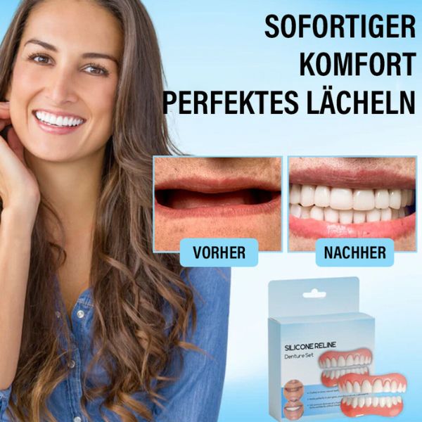 1+1 FREE | Silicone Reline Denture Set™ Ensures Permanent Use
